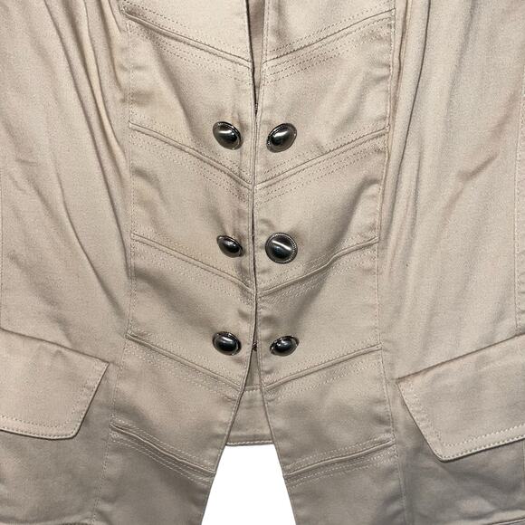 White House Black Market Blazer Military Majorette Cropped - Picture 4 of 6